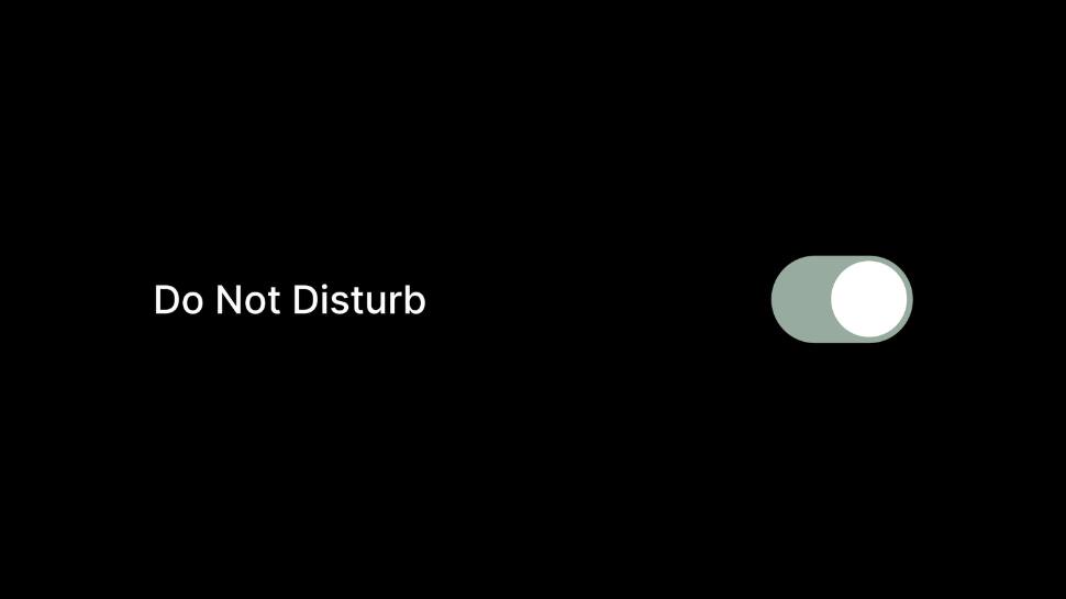Do Not Disturb feature