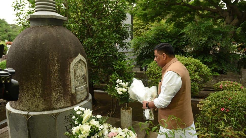 All Social gathering Delegation Pays Tribute To Freedom Fighter Rash Behari Bose In Tokyo