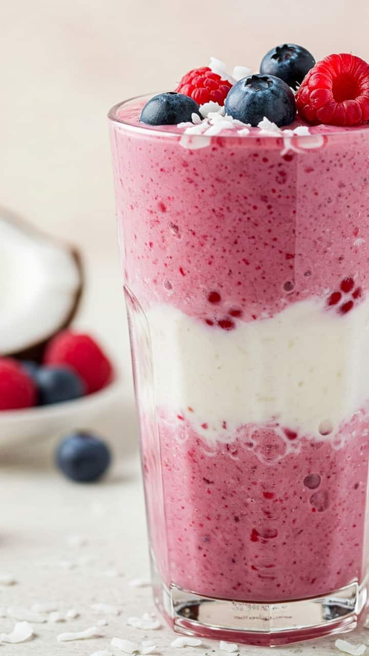 Stay Cool This Summer: 7 Steps To A Coconut Berry Shake