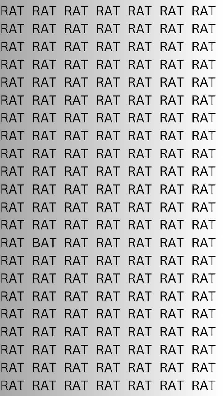Optical Illusion Challenge: Can You Find the Unique Word in Just  3 Seconds?