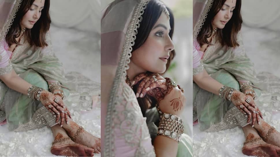 Hina Khan Turns Manish Malhotra Bride