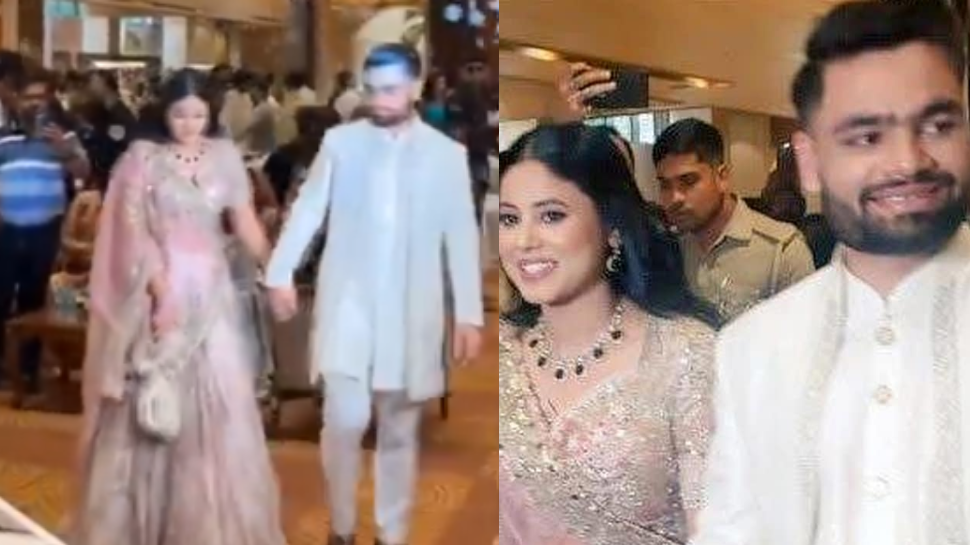Rinku Singh-Priya Saroj Engagement: First Video Out, Couple Seen Holding Hands As Clip Goes Viral - Watch Rinku Singh-Priya Saroj Engagement: First Video Out, Couple Seen Holding Hands As Clip Goes Viral - Watch