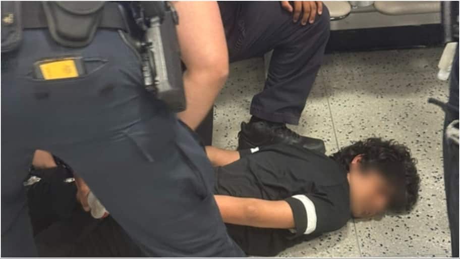 Viral Video: Indian Student Handcuffed, Pinned At Newark Airport Cries, 'Main Pagal Nahi Hoon', Embassy Responds