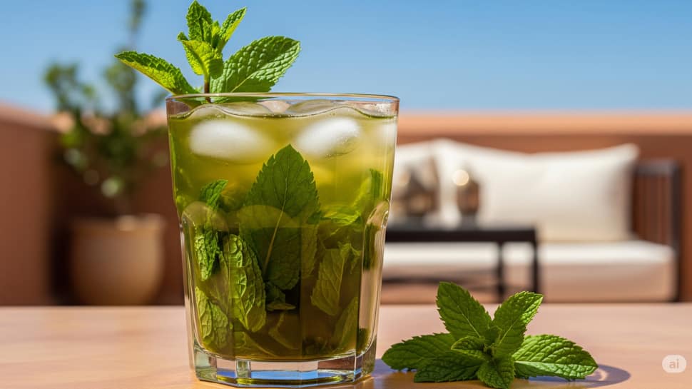 Iced Mint Tea (Morocco)