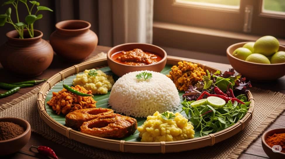 7. Assamese Thali: 
