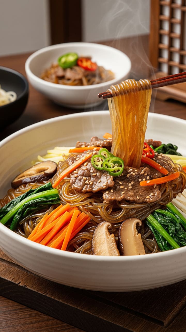 7 Step Japchae: Your Quick Guide To Korean Glass Noodles
