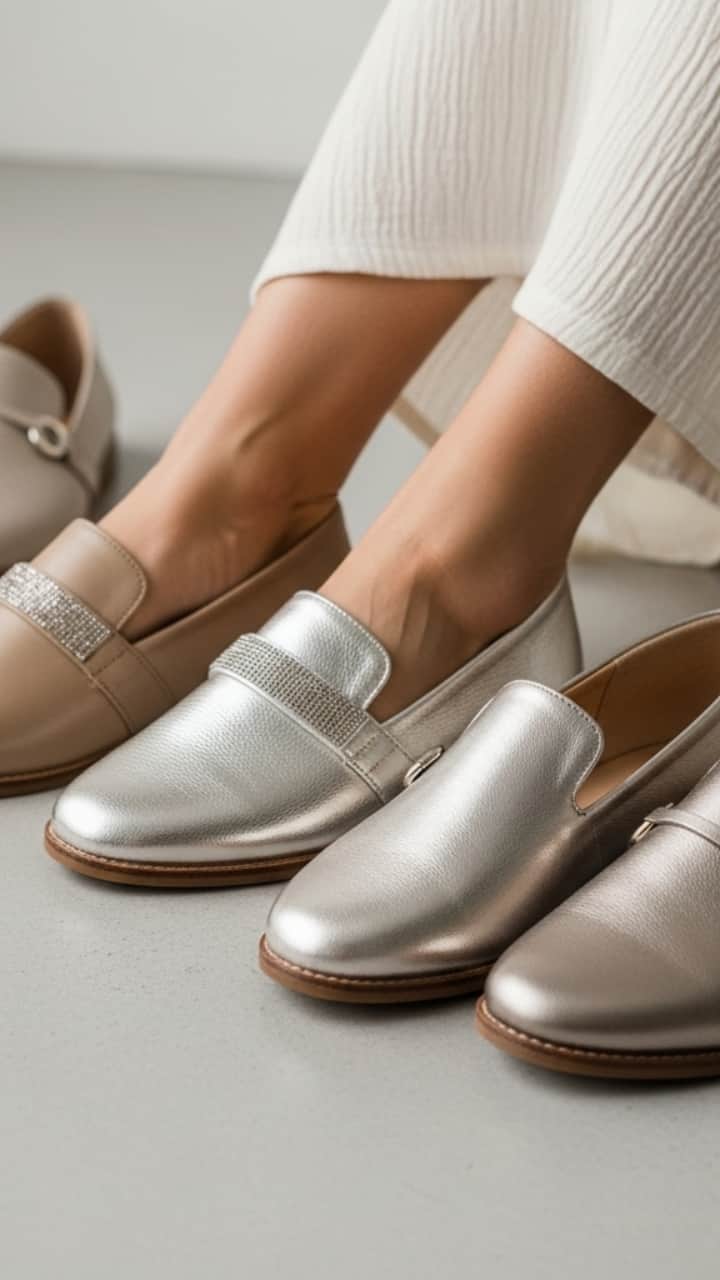 Strappy Sandals or Slides: