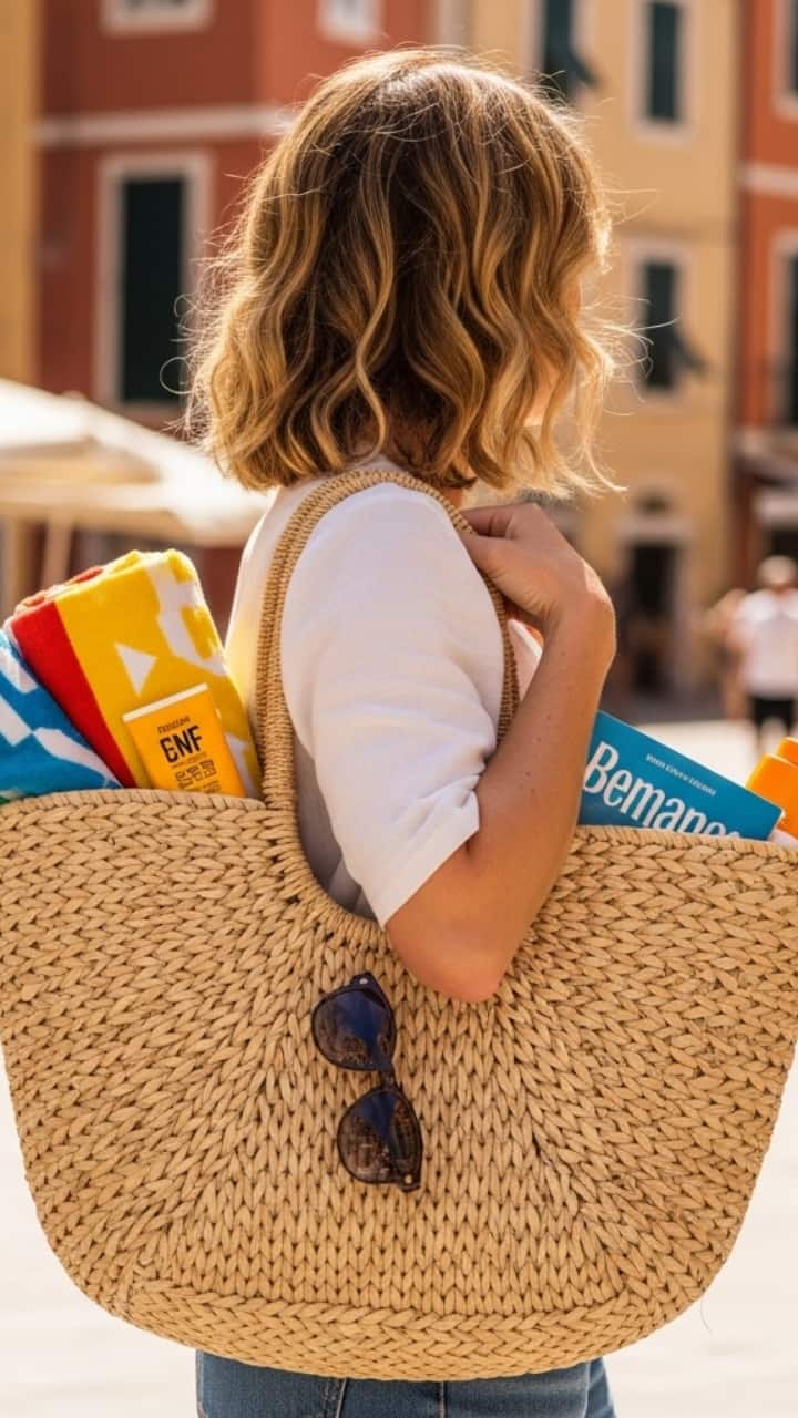 Statement Tote or Straw Bag: 