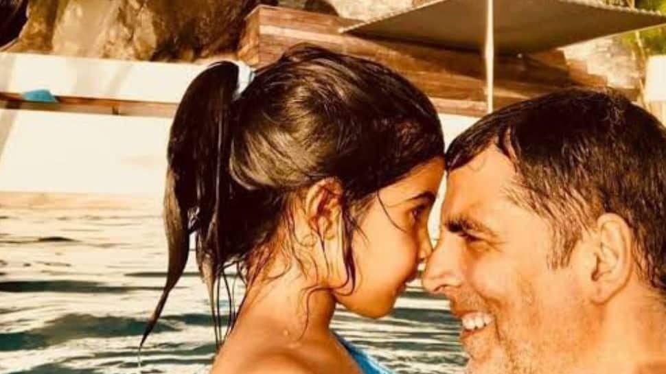 Akshay Kumar and Nitara Kumar
