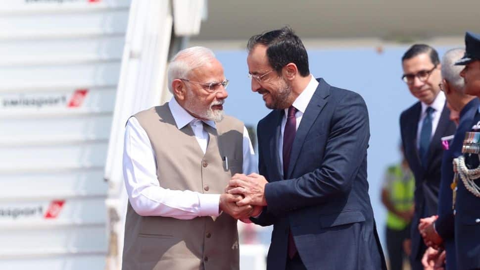 PM Modi Begin 3-Nation Tour, Arrives In Cyprus PM Modi Begin 3-Nation Tour, Arrives In Cyprus