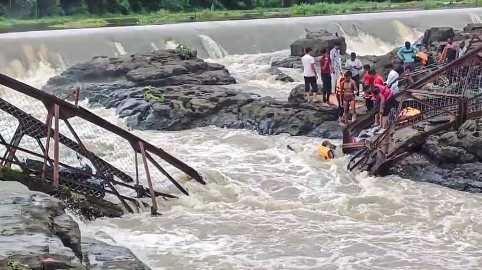Pune Bridge Collapse: Rescue Operation Underway; Leaders Inquire About Situation