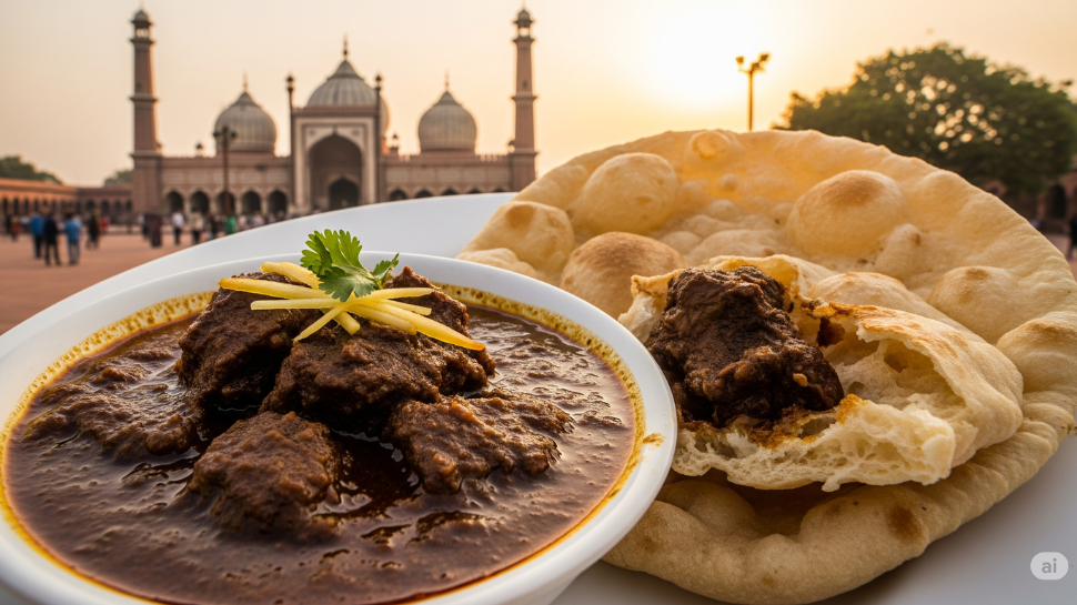 Nihari with Khamiri Roti