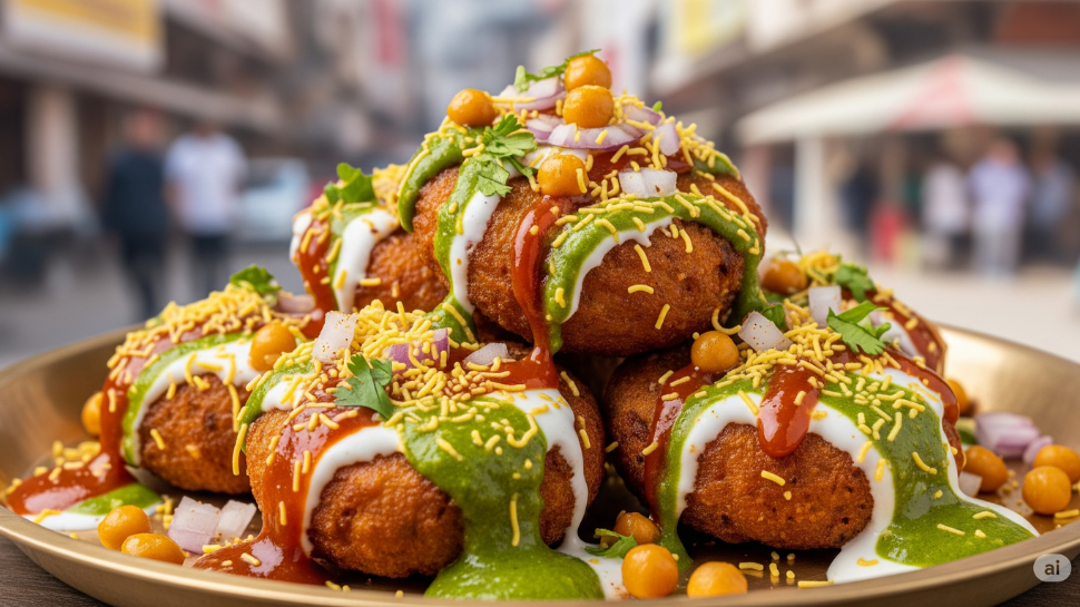 Aloo Tikki Chaat