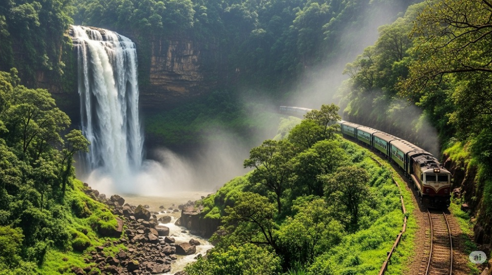 1.Dudhsagar Falls, Goa: