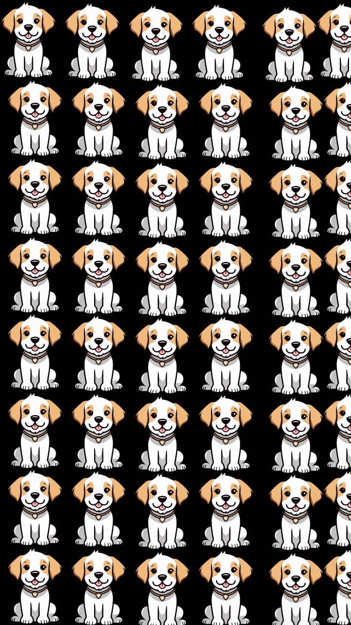 Optical Illusion: Can You Spot The Unique Puppy Among the Group?