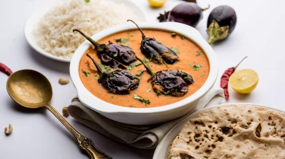 4. Dahi Baingan (Curd Eggplant Curry)