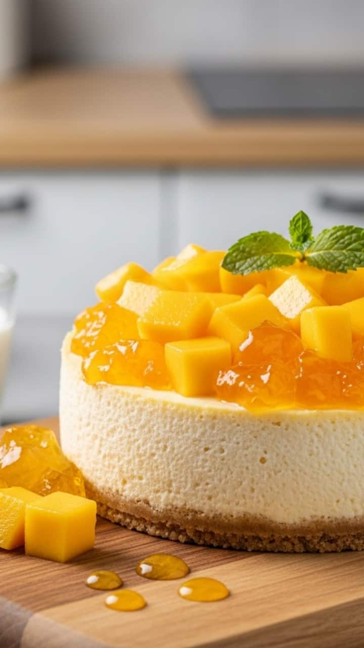 7 Step Mango Cheesecake That’s No Bake, No Stress, All Yum