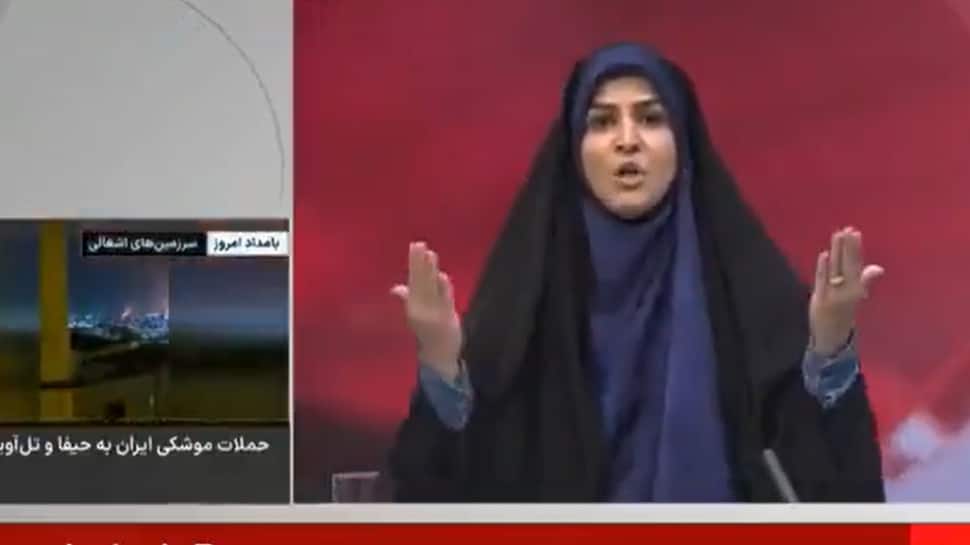Watch: Narrow Escape For Anchor As Israeli Missile Hits Iranian TV Office During Live Broadcast