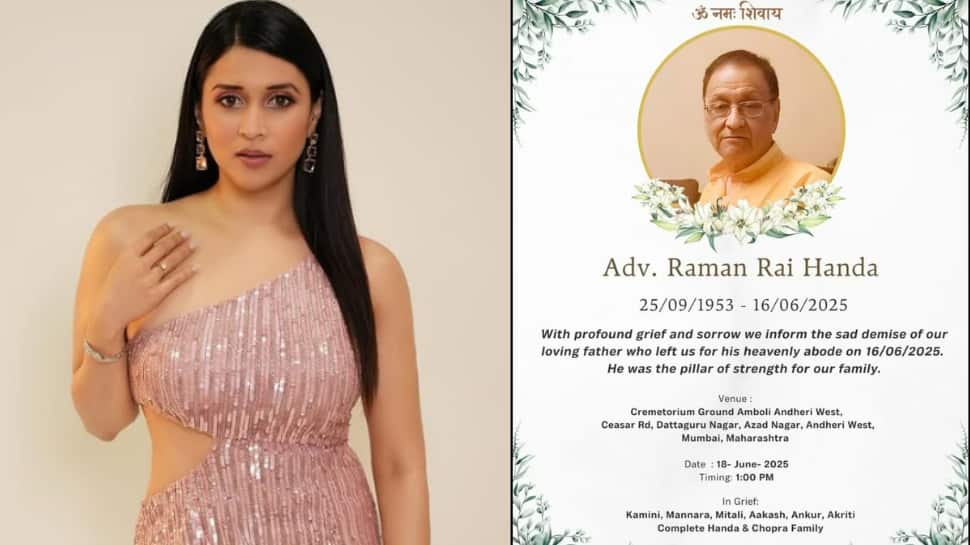 Mannara Chopras Father Raman Rai Handa Passes Away At 72, Funeral To Be Held In Mumbai Mannara Chopras Father Raman Rai Handa Passes Away At 72, Funeral To Be Held In Mumbai