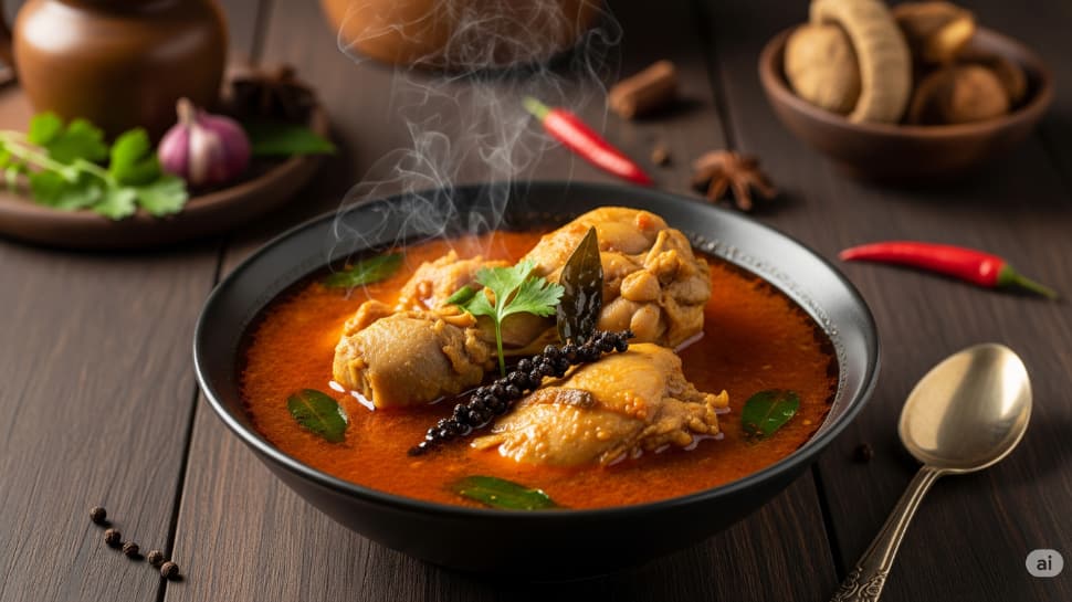 Naatu Kozhi Rasam (Country Chicken Soup)