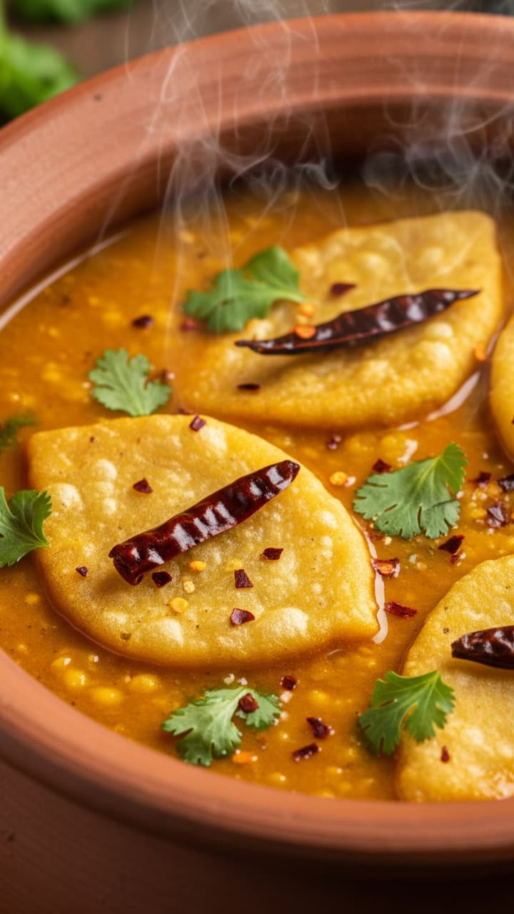 One Pot Gujarati Dal Dhokli In 7 Easy Steps