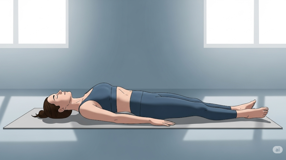 Shavasana (Corpse Pose):