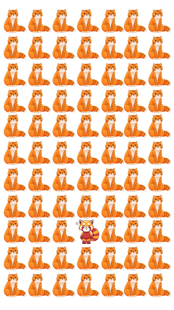 Optical Illusion Challenge: Can You Spot The Red Panda In Just 10 Seconds?