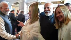 PM Modi And Italian PM Giorgia Meloni's G7 Meeting Moment Goes Viral