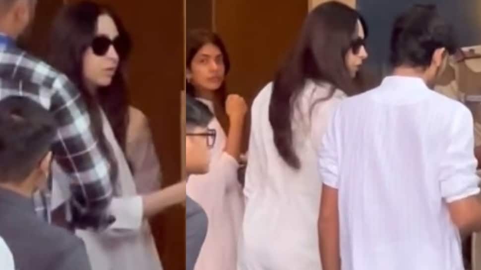 Sunjay Kapur's Funeral: Karisma Kapoor Attends With Children In Delhi