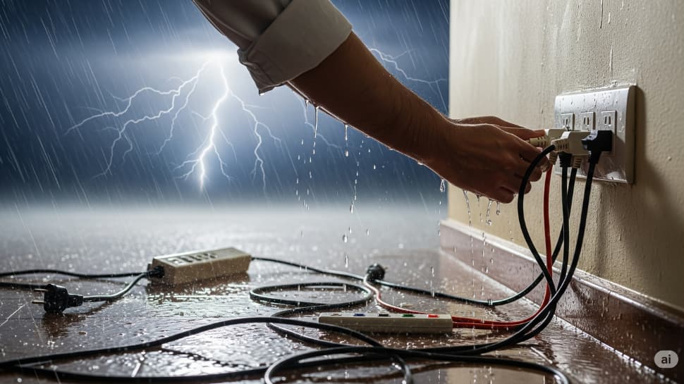Don’t Use Electrical Appliances or Touch Switches with Wet Hands