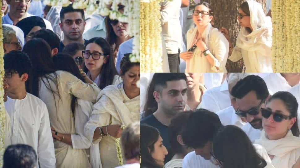 Sunjay Kapur Funeral: Karisma Kapoor Gets Emotional At Last Rites, Samaira and Kiaan Seen Grieving Deeply