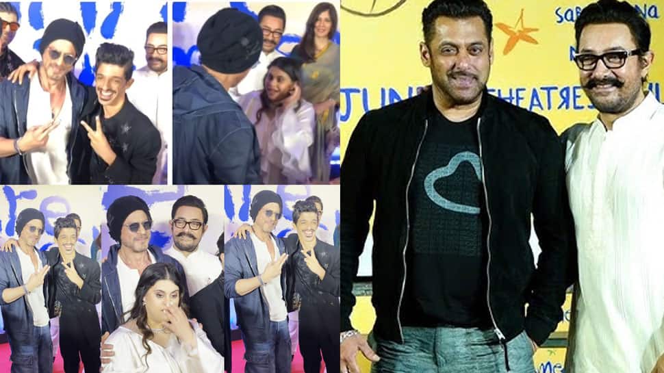 Sitaare Zameen Par Grand Premiere: Shah Rukh Khan, Salman Khan Join Aamir Khan, Greet Debutant Sitaare; Inside Videos