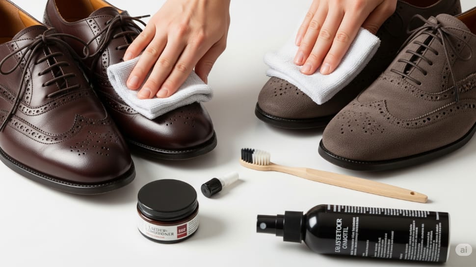 Maintain Leather & Suede Shoes Separately