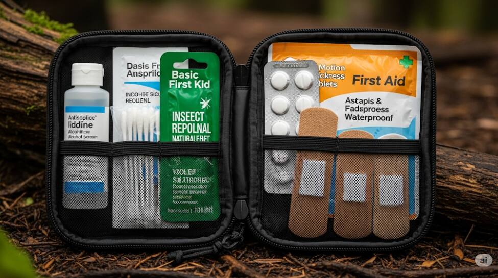 Carry a Basic First-Aid Kit: