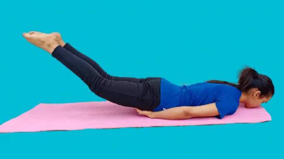 Shalabhasana (Locust Pose): Shalabhasana (Locust Pose):
