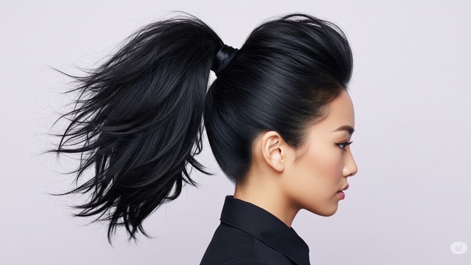 High Voluminous Ponytail – The Power Lift