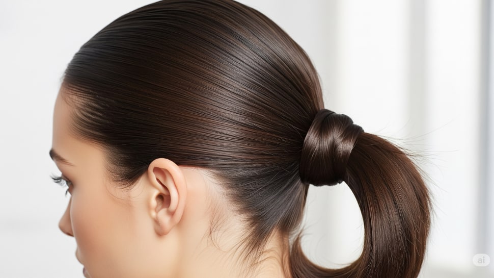 Sleek Low Ponytail – Polished Minimalism