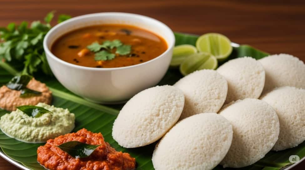 8. Steamed Idlis: