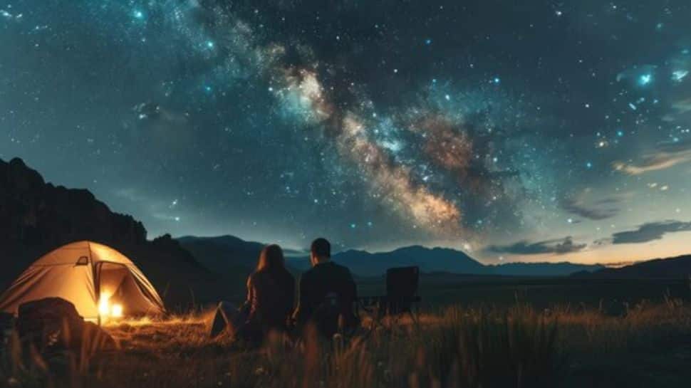 Camping Under the Stars in a Remote Location