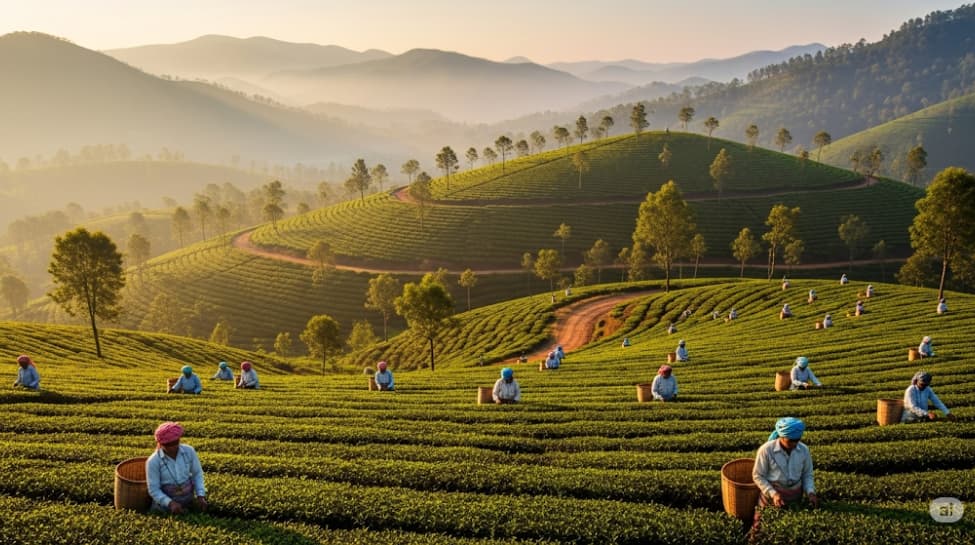 4.Kolukkumalai Tea Estate: