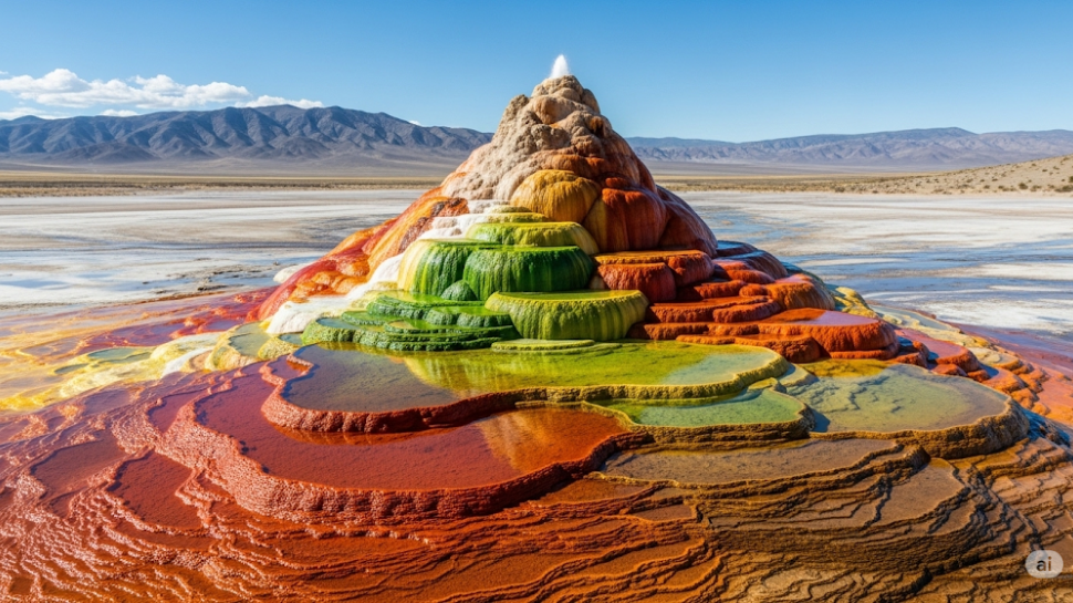 Fly Geyser – Nevada, USA
