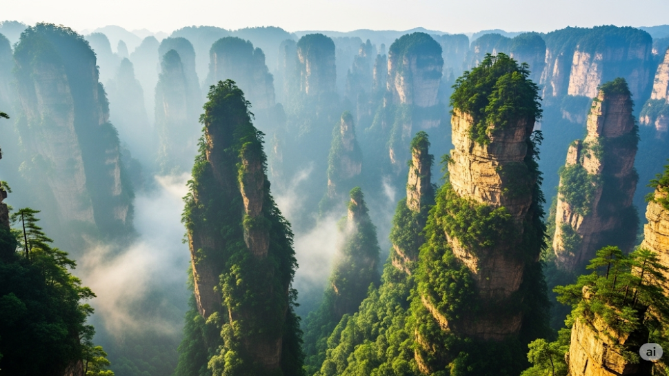 Zhangjiajie Pillars – China