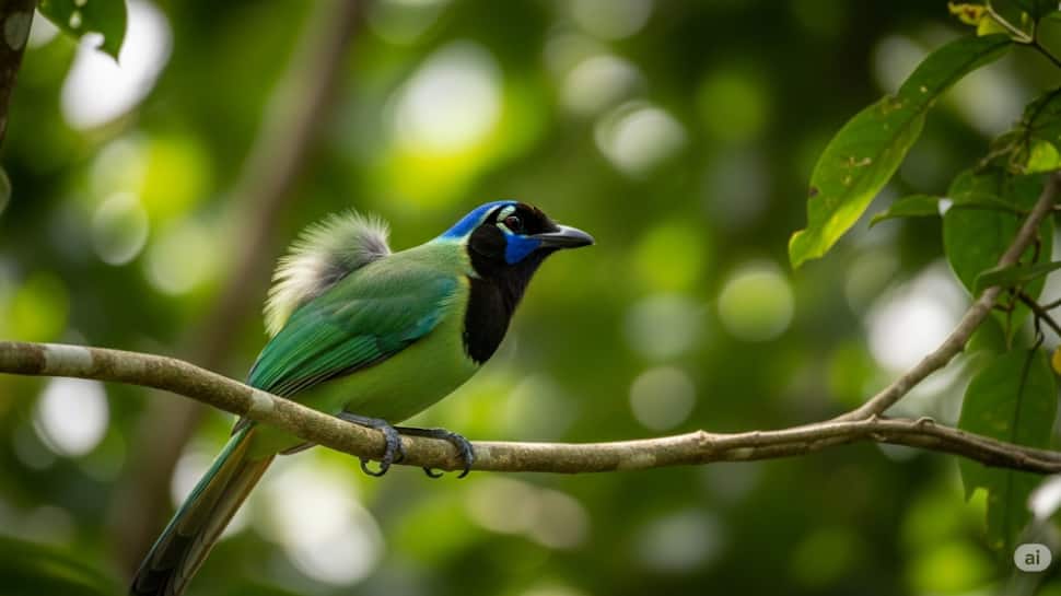 Green Jay (Cyanocorax yncas)