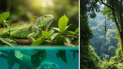 Green Iguana (Iguana iguana)