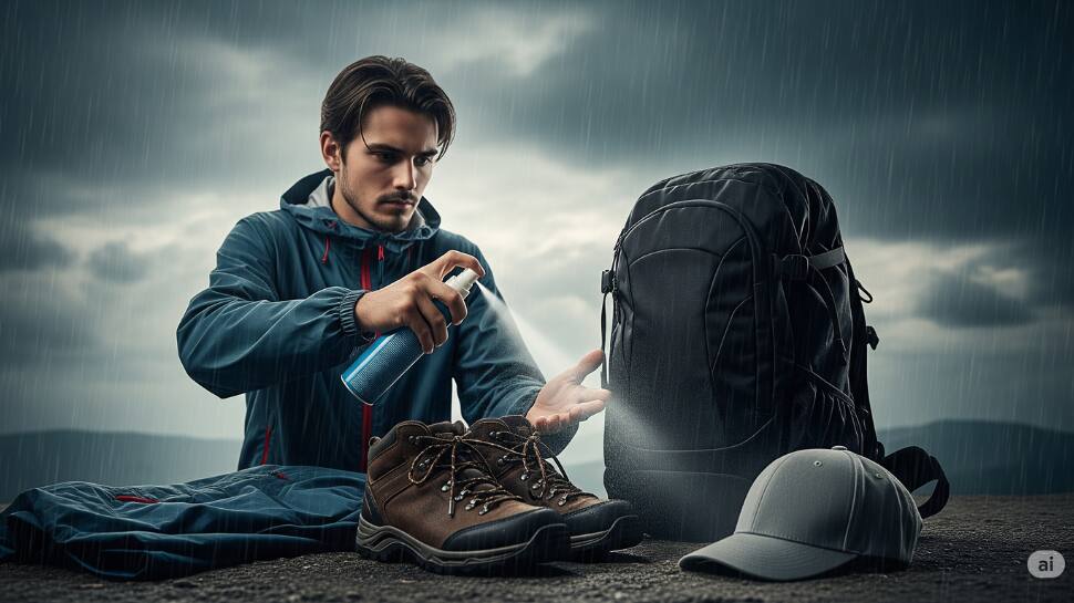 Use Water-Repellent Spray on Outerwear and Bags Use Water-Repellent Spray on Outerwear and Bags