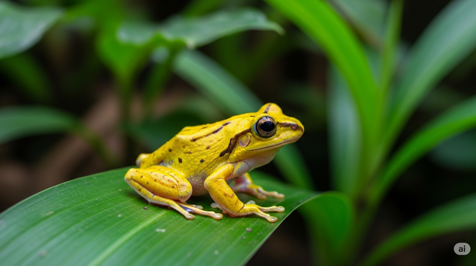 Coorg Yellow Bush Frog: