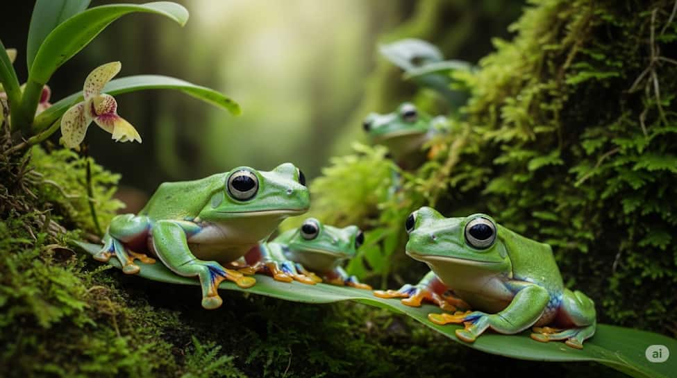  Malabar Gliding Frog:  