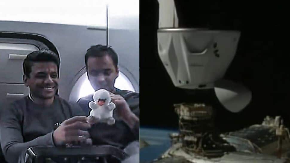 Shubhanshu Shukla Steps Inside The International Space Station, Welcomed With Big Hugs | WATCH