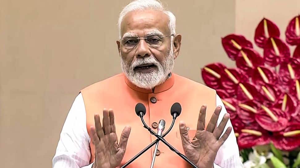 PM Modi Conferred With Title Of `Dharma Chakravarti` At Centenary Celebrations