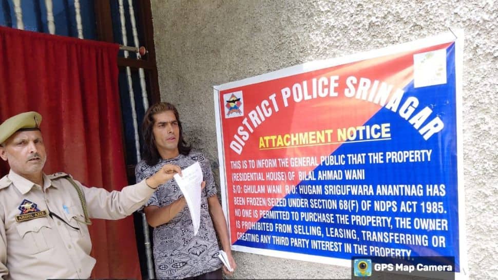 Srinagar Police Attaches Property Of Notorious Drug Peddler Worth Rs 50 Lakhs Under NDPS Act